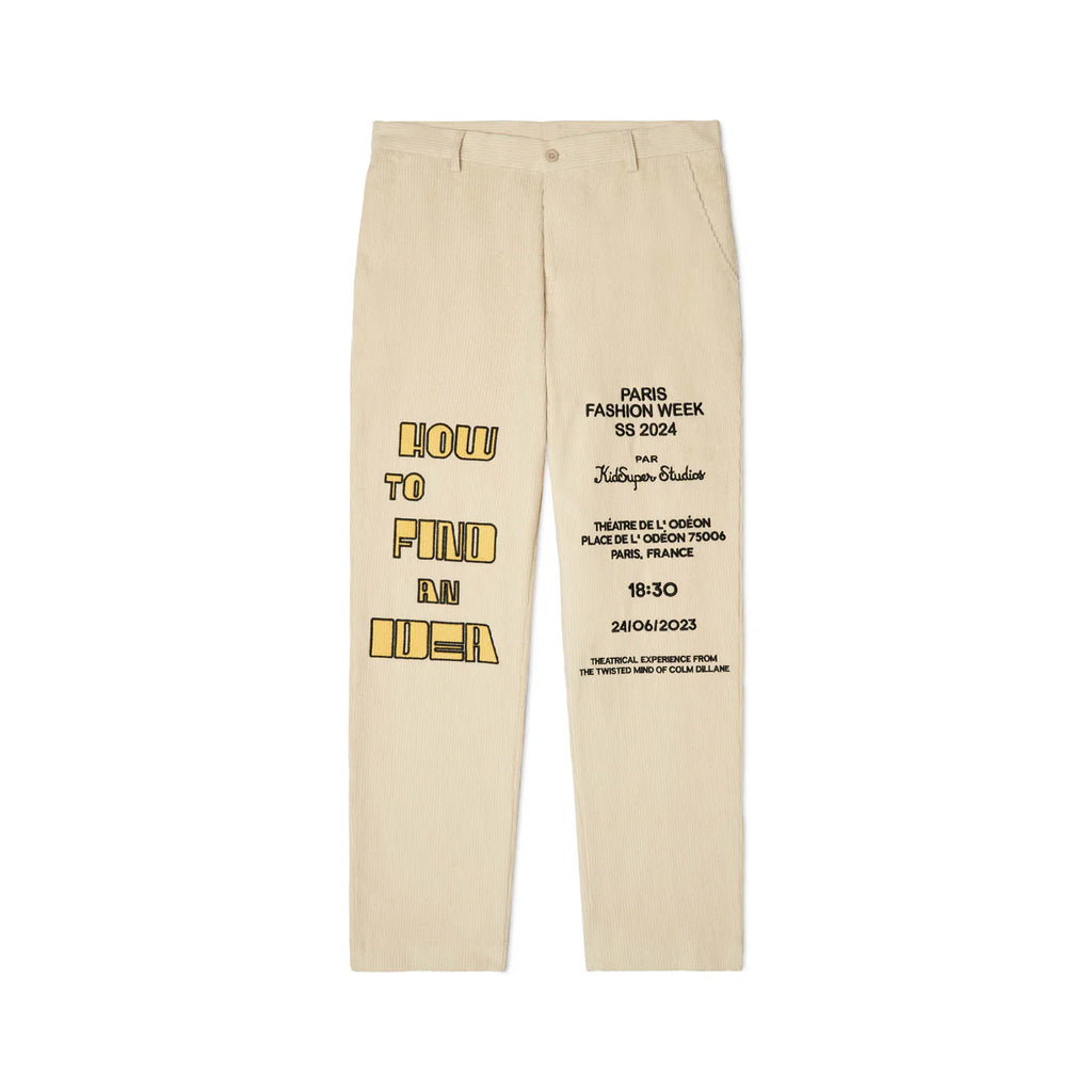 [Cream/Beige] How to Find an Idea Poster Suit Bottom