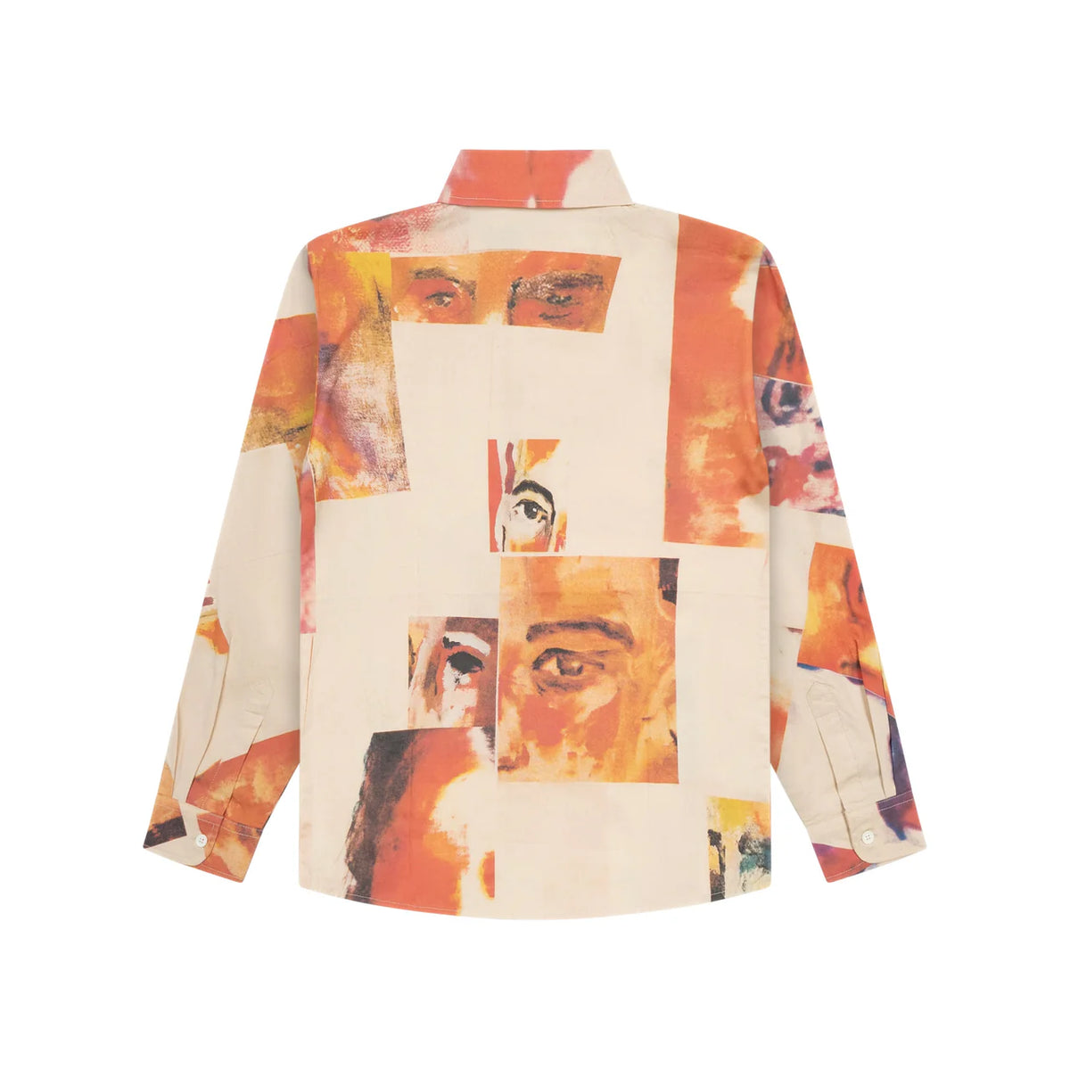 [Multicolor] Collage Faces Button DOWN SHIRT