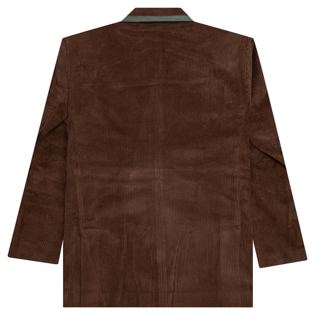 [BROWN] Chess not Checkers Cord SUIT TOP