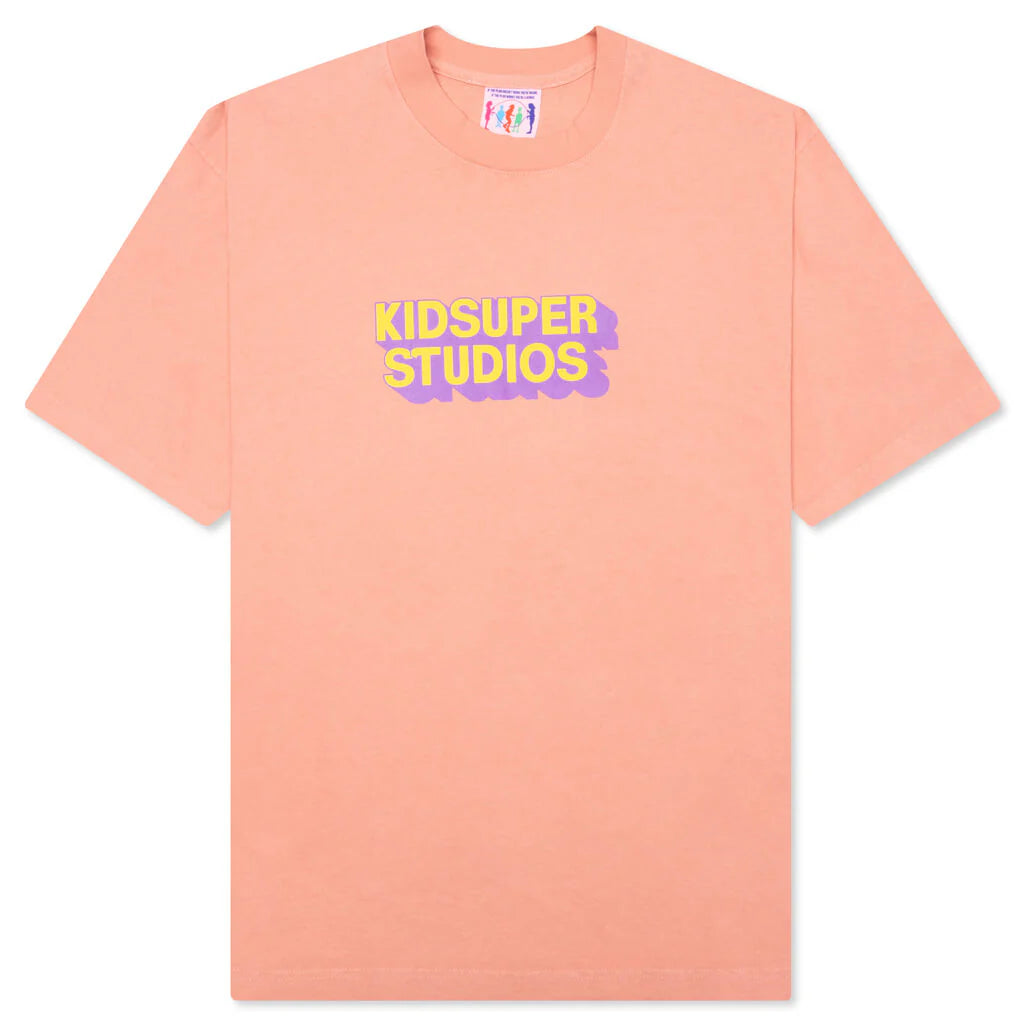 [Orange/SALMON-YELLOW-PURPLE] LOGO TEE