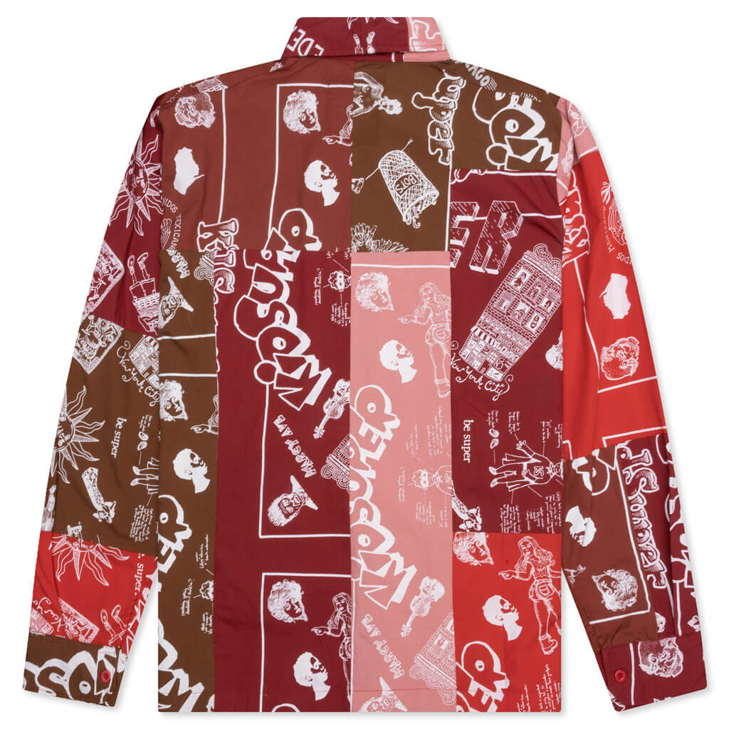 [Red] Super Patchwork Jacket