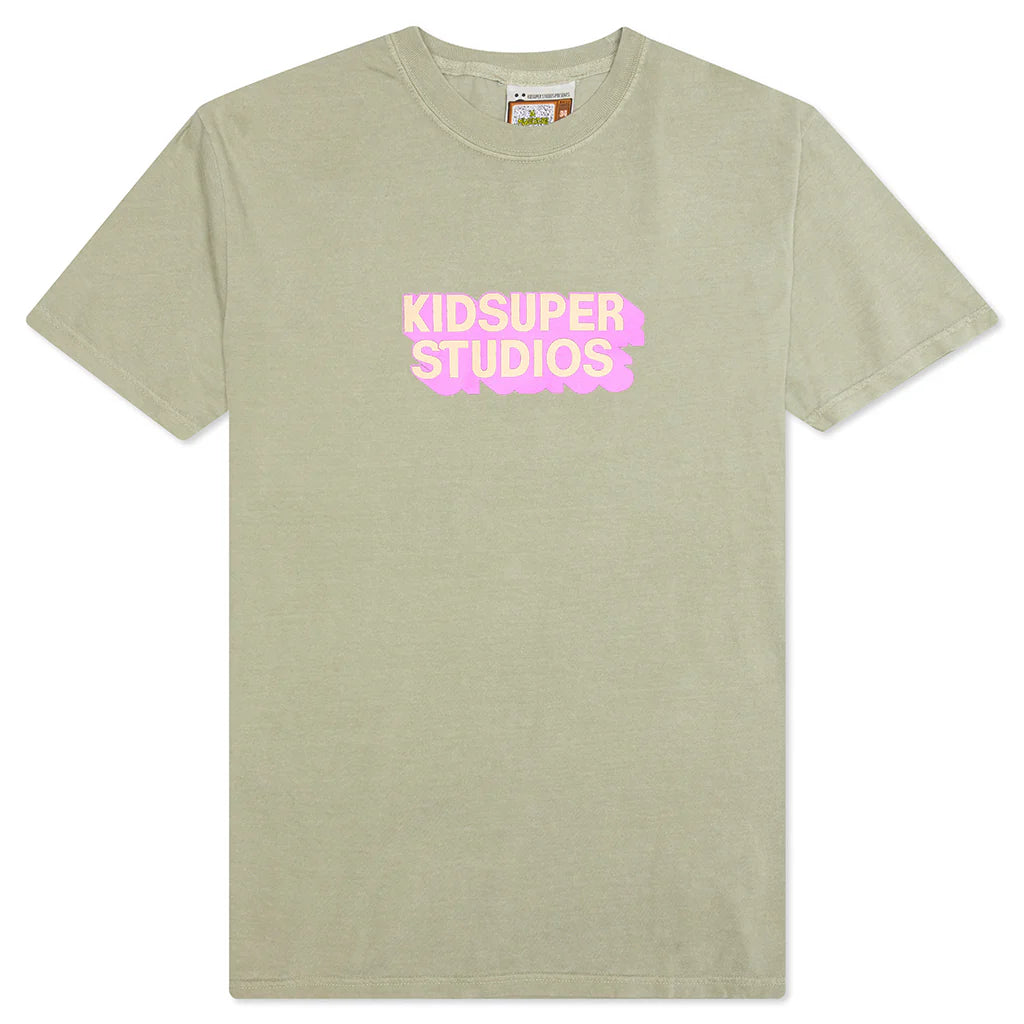 [Green/SHALE-PURPLE] LOGO TEE