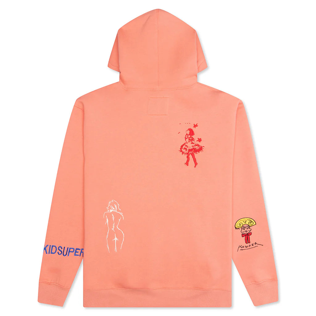 [Orange/Coral] Super Hoodie