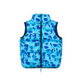 [BLUE] Face Camo Puffer