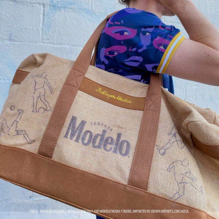 [Brown] Modelo x KidSuper Duffle/Gym Bag