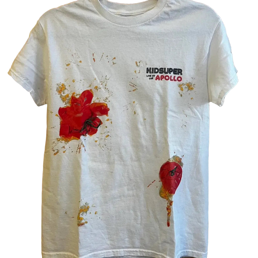 [WHITE] KIDSUPER AT THE APOLLO SHOW TEE