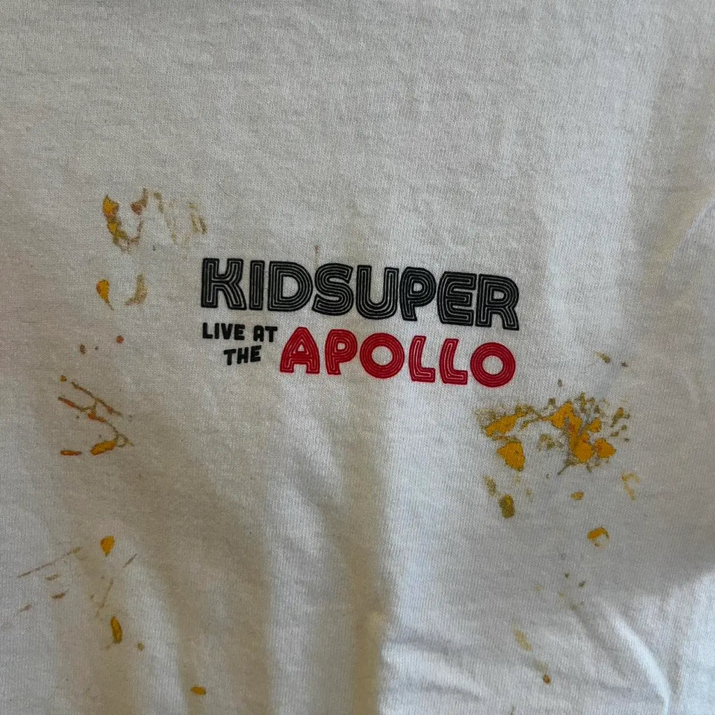 [WHITE] KIDSUPER AT THE APOLLO SHOW TEE