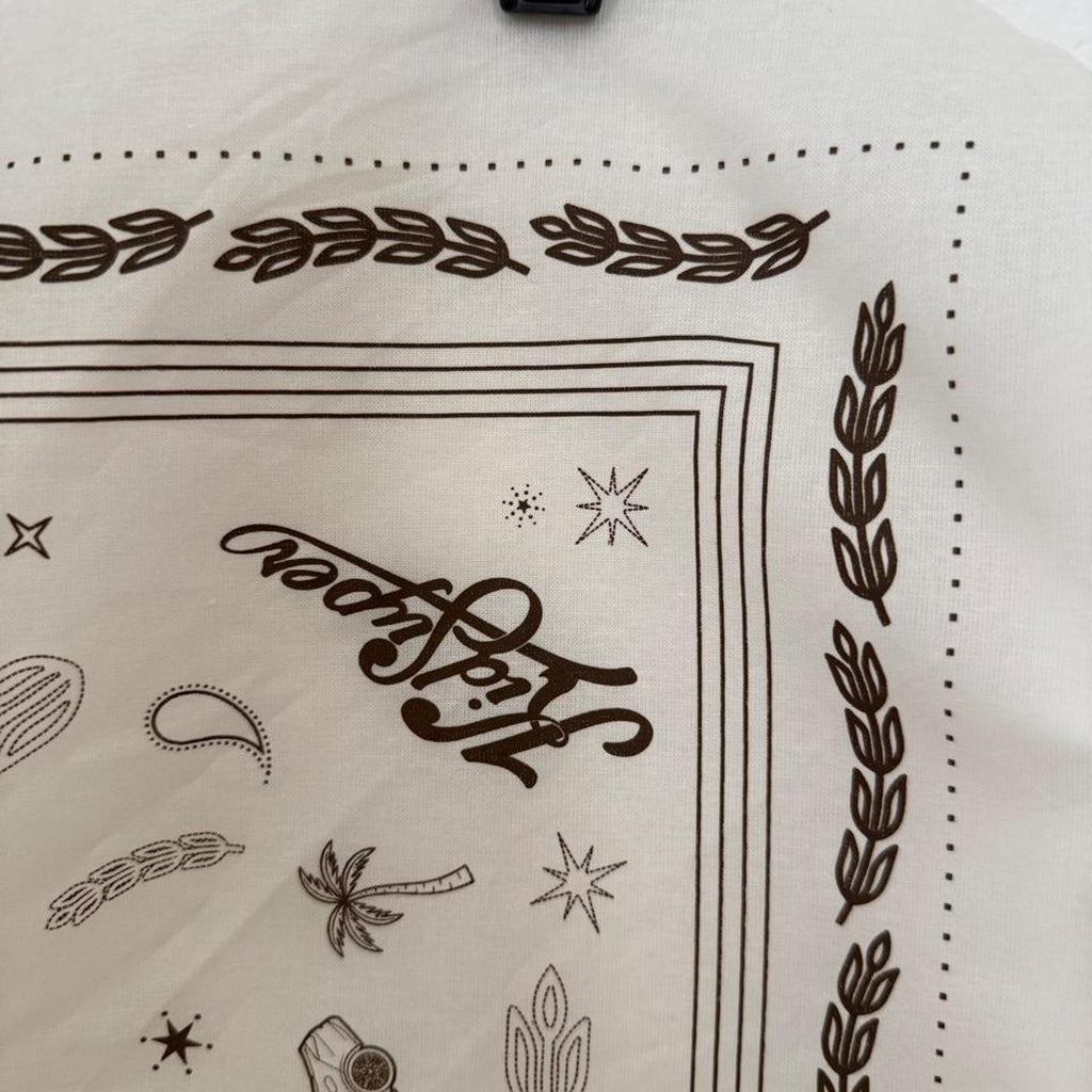 [Cream] Mercedes Benz x KidSuper Silk Scarf