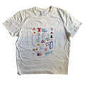 [WHITE-MULTICOLOR] Gustaf Westman  X KidSuper Pop Up EXCLUSIVE TEE