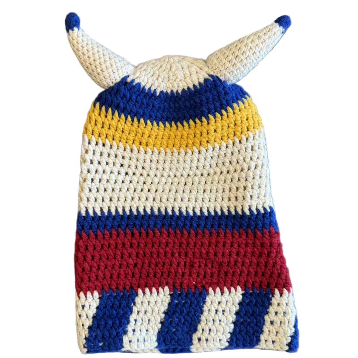 [BLUE-RED-MULTICOLOR] FACE BEANIE