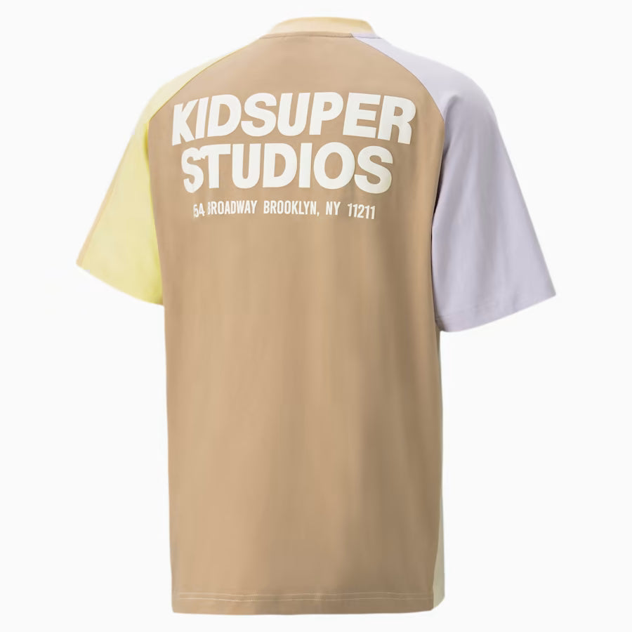 [WHITE] Puma x Kidsuper Men's Color Block Tee