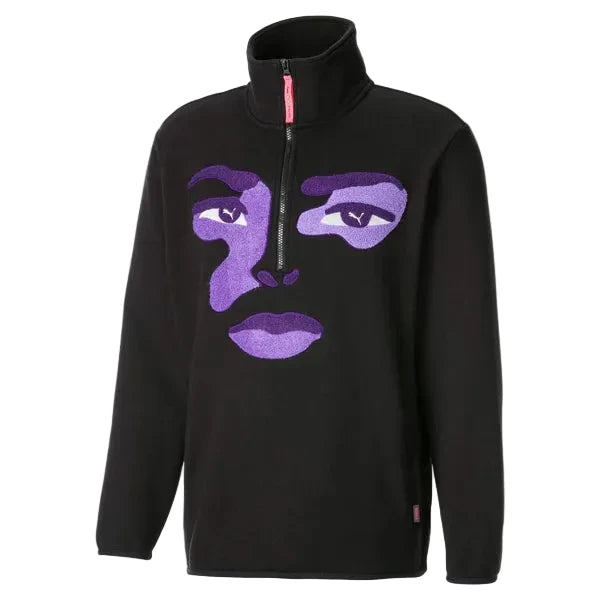 [BLACK-PURPLE] PUMA X KIDSUPER FACE HOODIE