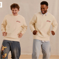 [WHITE] CAPTAIN MORGAN x KIDSUPER CREW NECK SWEATER
