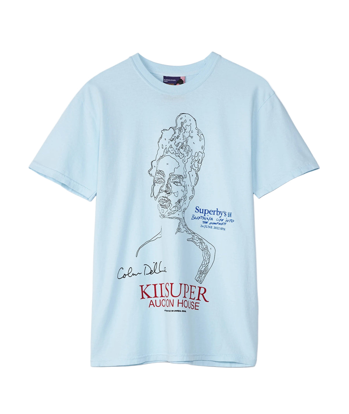 [BLUE] PAINT BY NUMBER Faces TEE