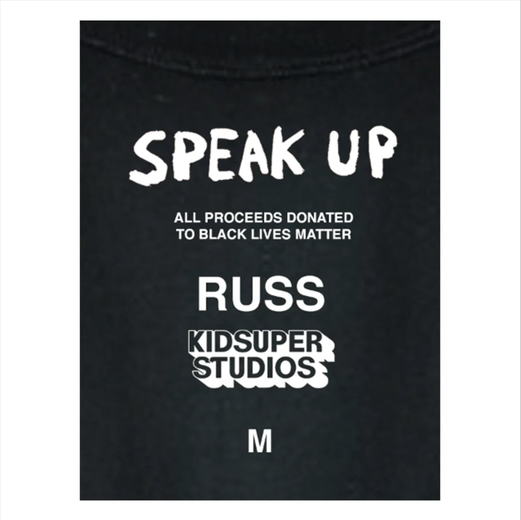 [BLACK] RUSS X KIDSUPER BLACK LIVES MATTER TEE