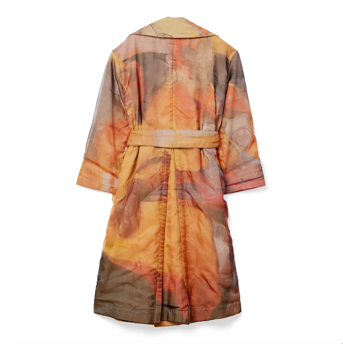 [Multicolor] Printed Trenchcoat