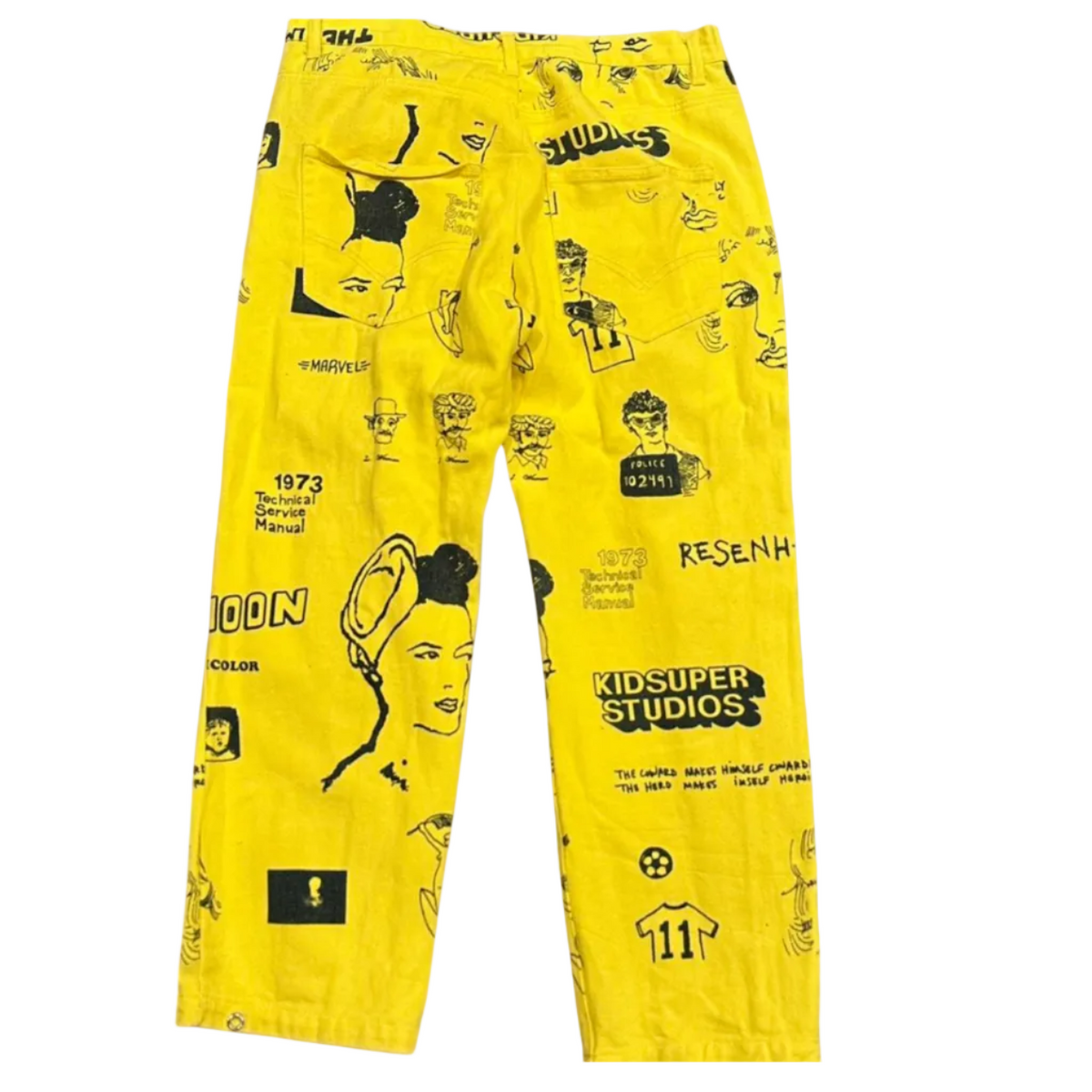 [Yellow-Denim] Doodle Denim JEANS