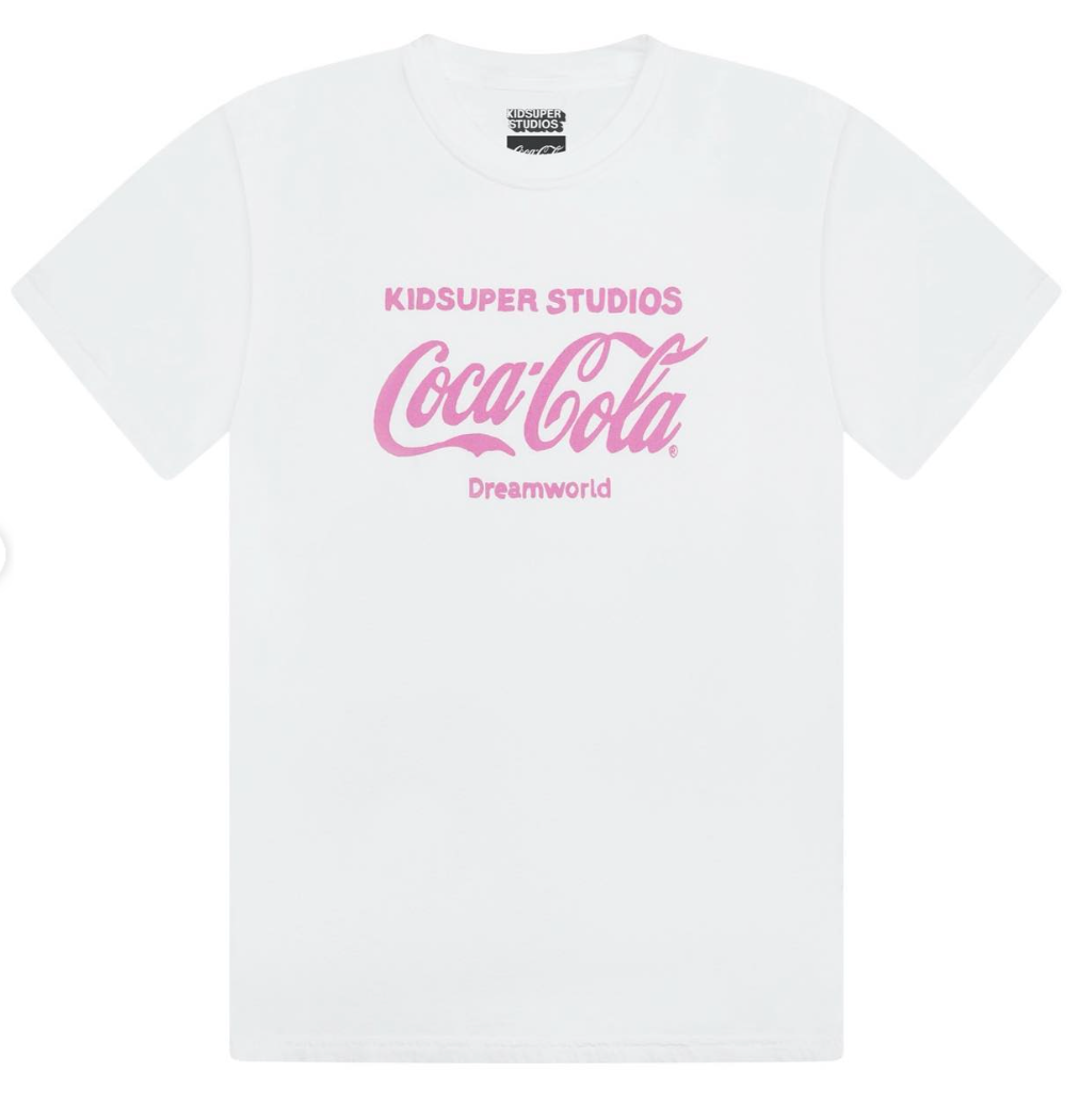 [WHITE] KIDSUPER X COCA COLA DREAMWORLD TEE