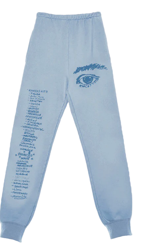 [BLUE-GREY] SHAWN MENDES x KIDSUPER THE TOUR SKETCH SWEATPANTS