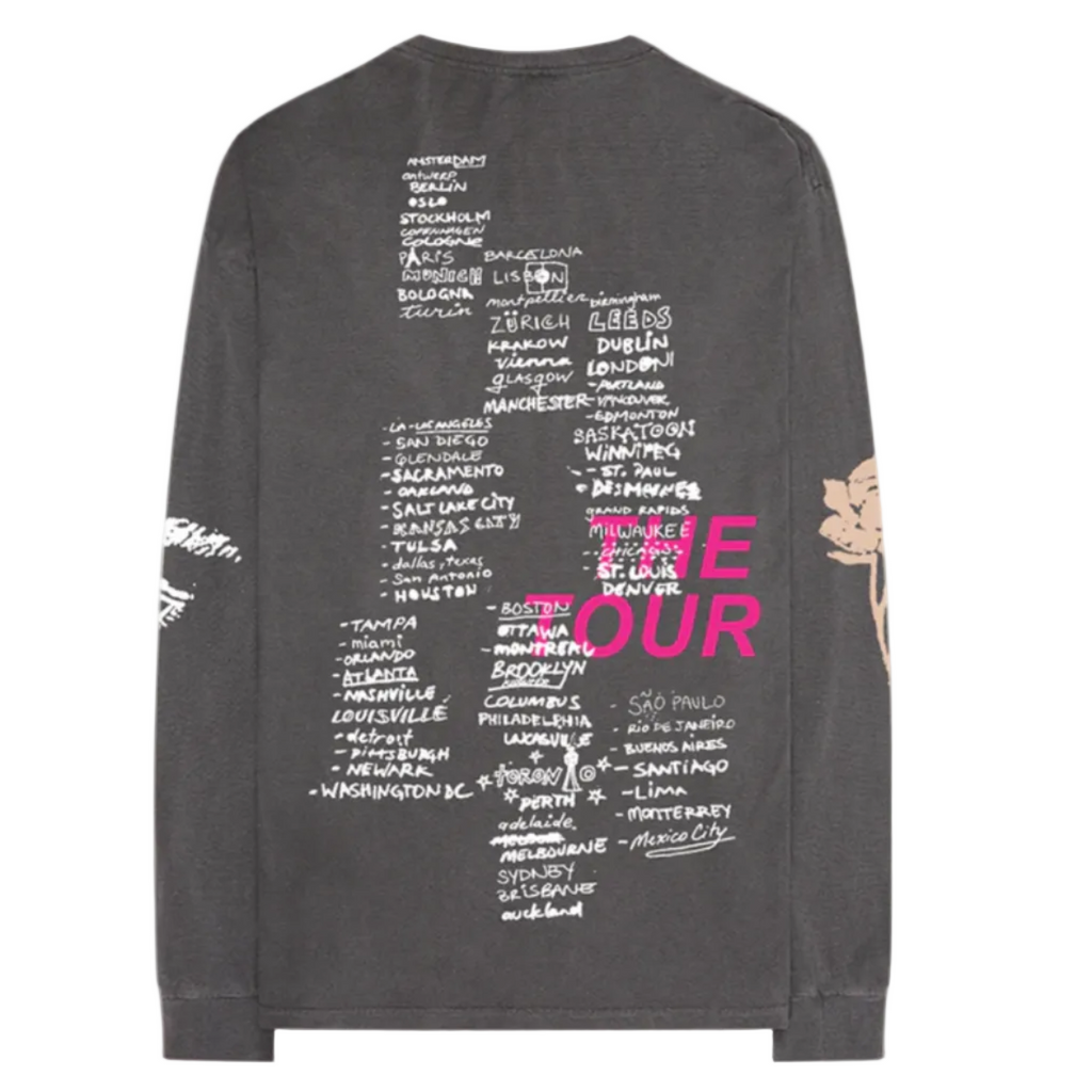 [GREY] SHAWN MENDES X KIDSUPER SKETCH LONG SLEEVE TEE