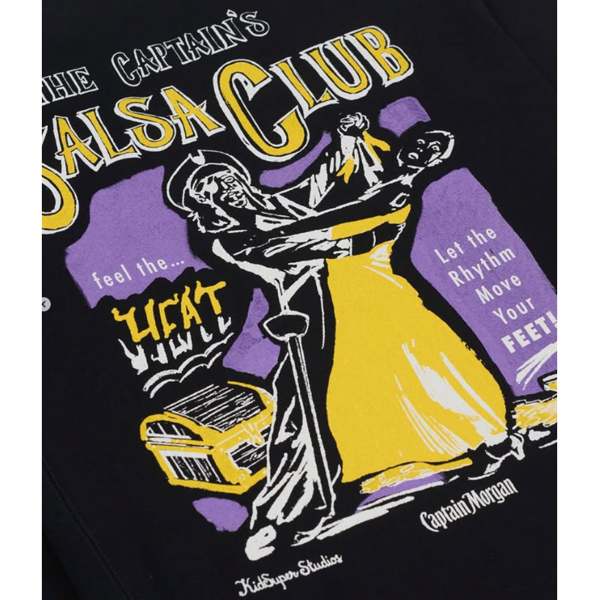 [BLACK] CAPTAIN MORGAN x KidSuper CREW NECK SWEATER