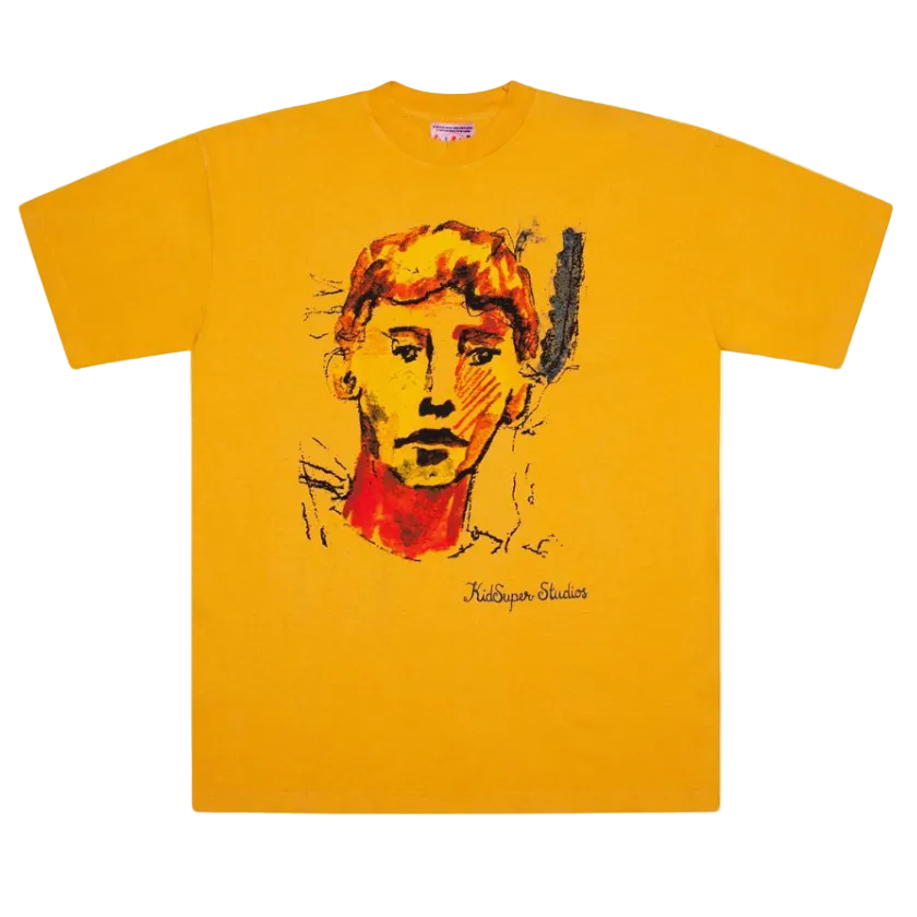 [YELLOW] FACE SKETCH TEE