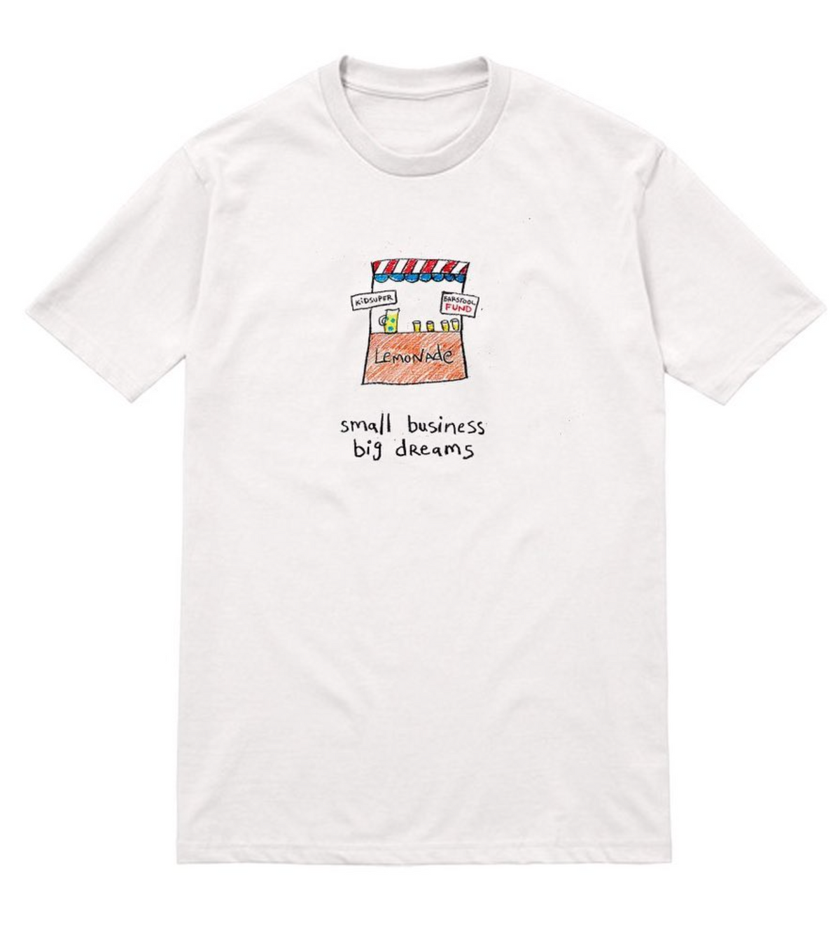 [WHITE] Barstool Sports x KidSuper Lemonade Tee