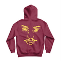 [RED/DARK RED] SNOT x KIDSUPER HOODIE (YELLOW FACE)