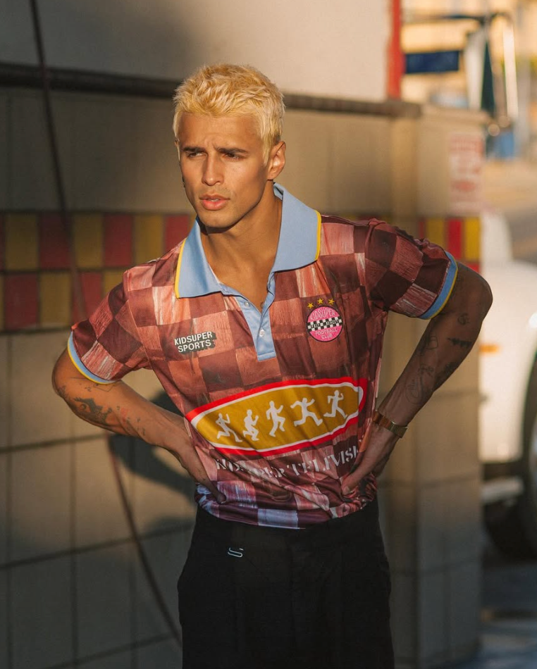 [Red Checkered] Modelo x Kidsuper FC Jersey