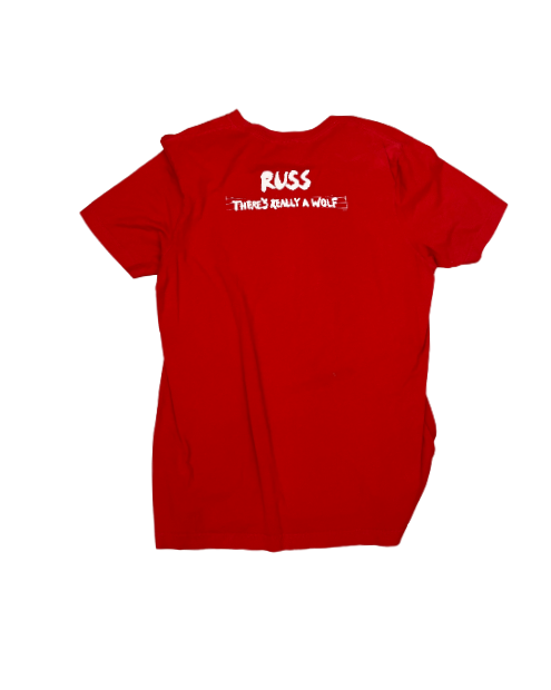[RED] RUSS X KIDSUPER THERE'S REALLY A WOLF TEE