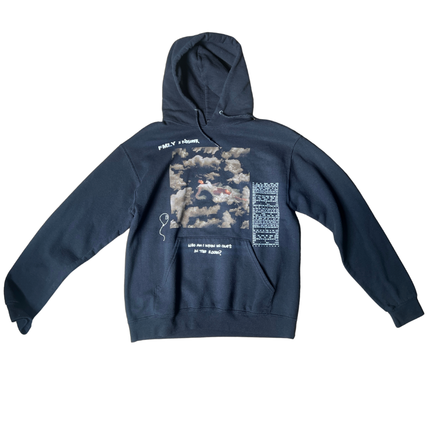 [BLACK] FMLY X KIDSUPER HOODIE