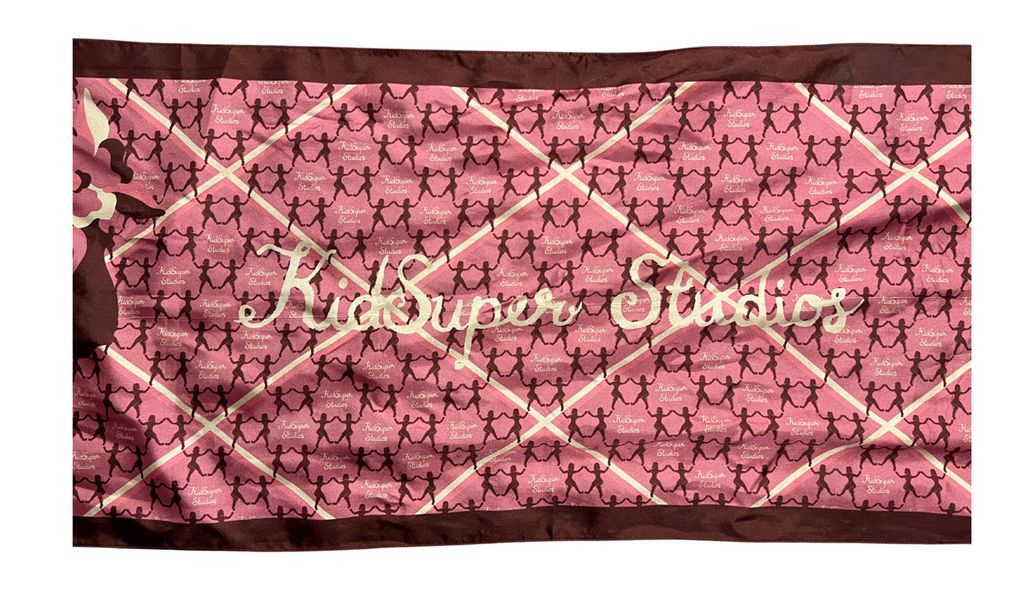 [PINK-BROWN] Dancing Ladies Scarf