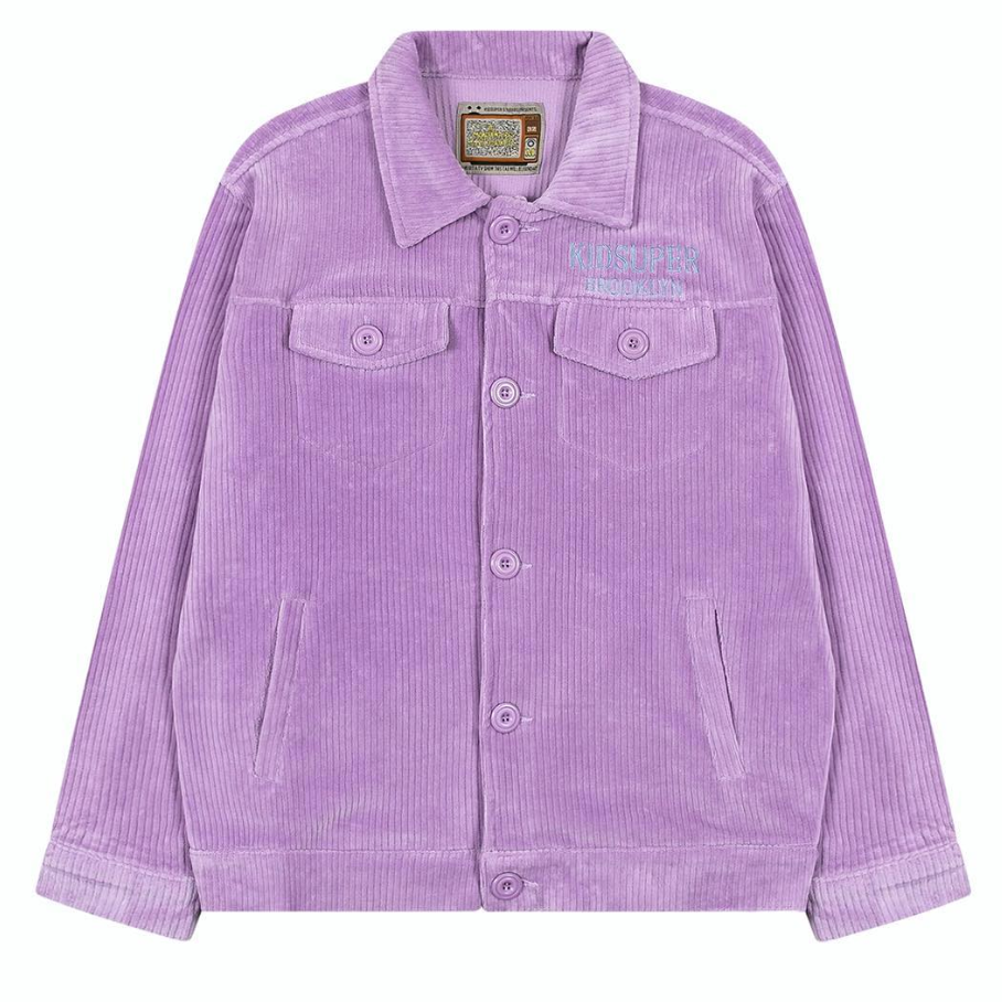 [Purple] Cord Jacket