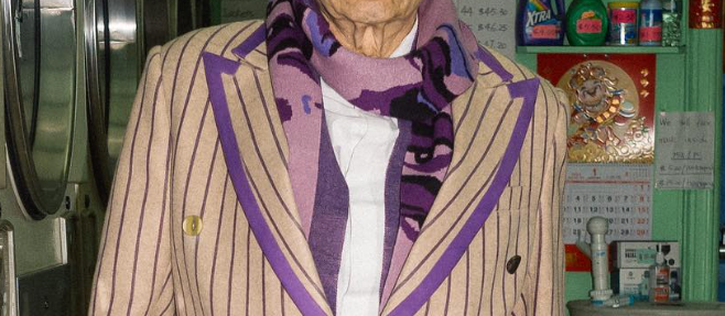 [PURPLE] FACES SCARF