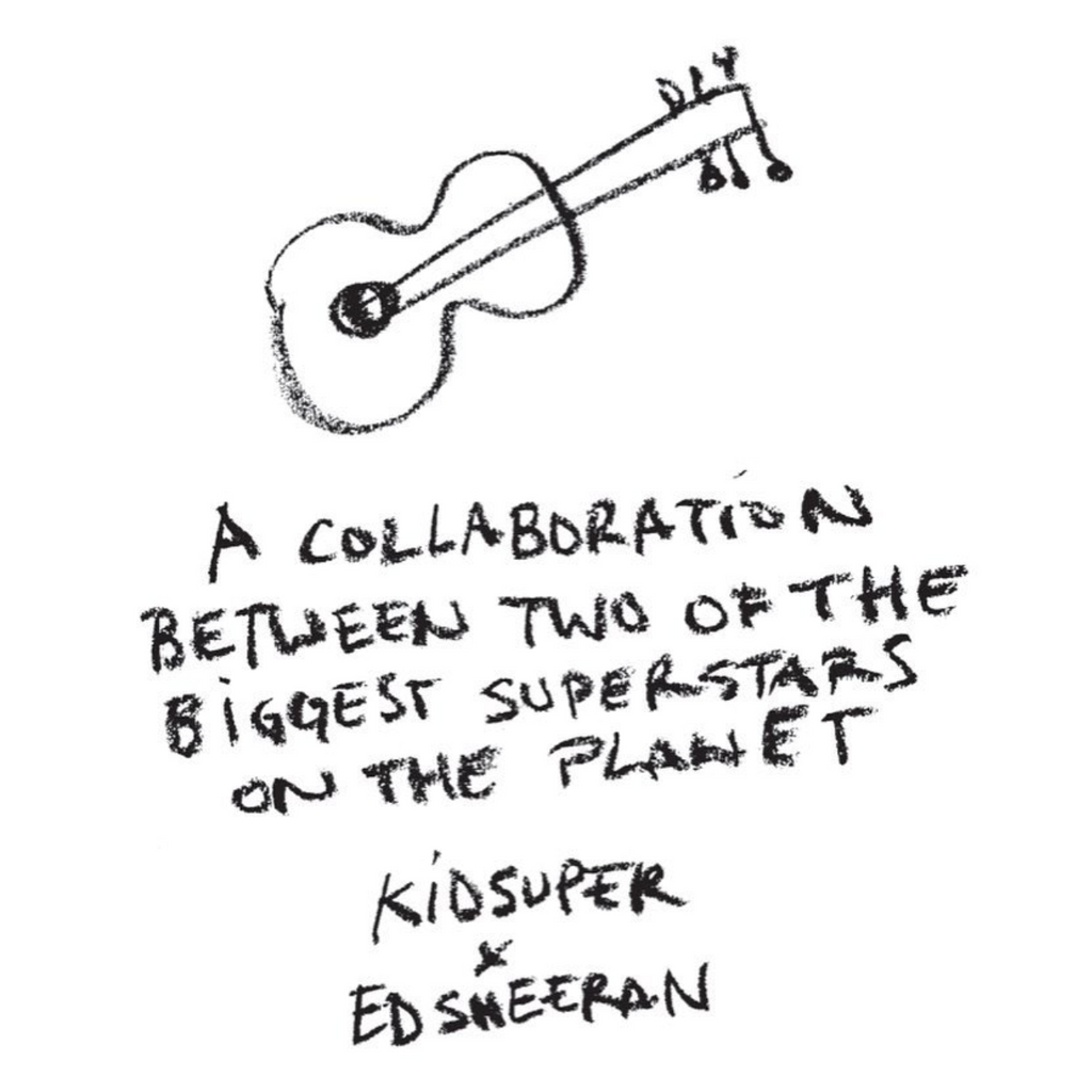 [BLACK] ED SHEERAN X KIDSUPER NO 6 TOUR STARS TEE