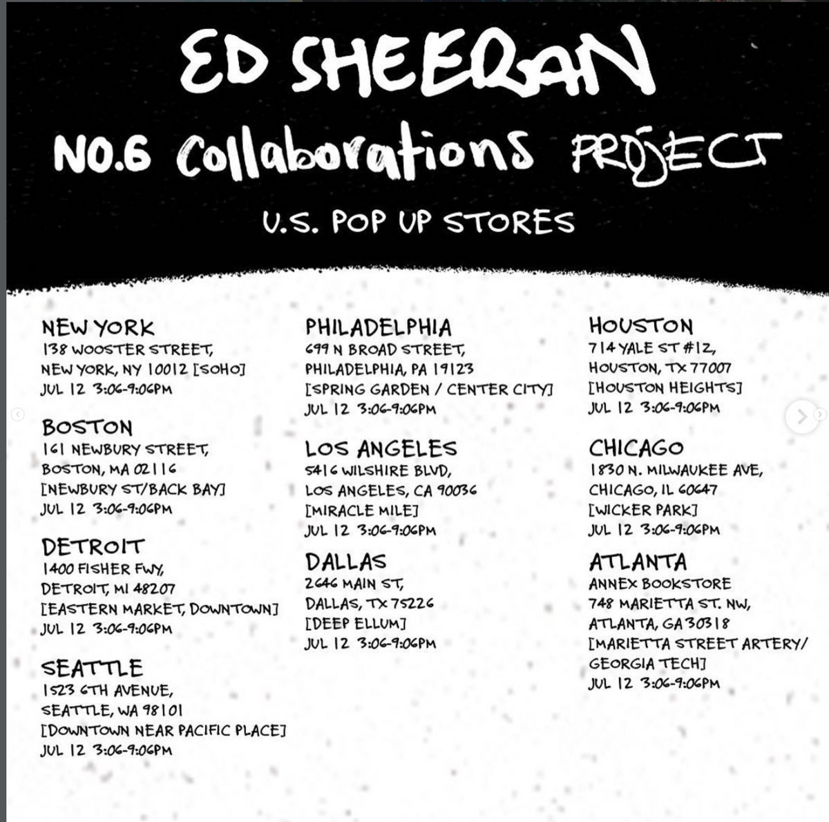 [Purple] ED SHEERAN x KIDSUPER NO 6 TOUR TEE - BABY ED