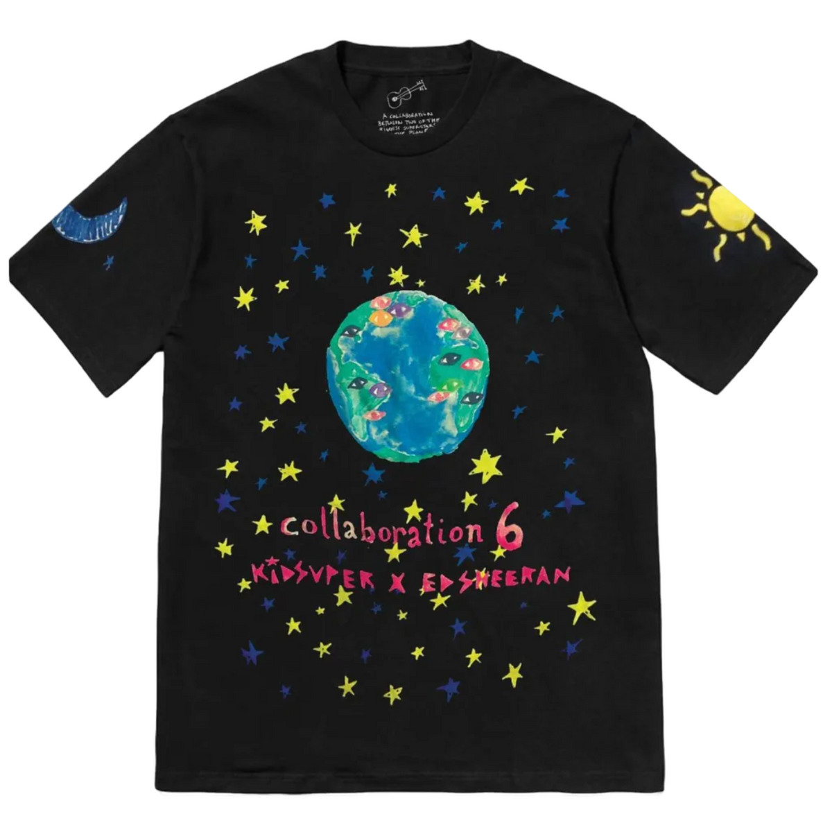 [BLACK] ED SHEERAN X KIDSUPER NO 6 TOUR STARS TEE
