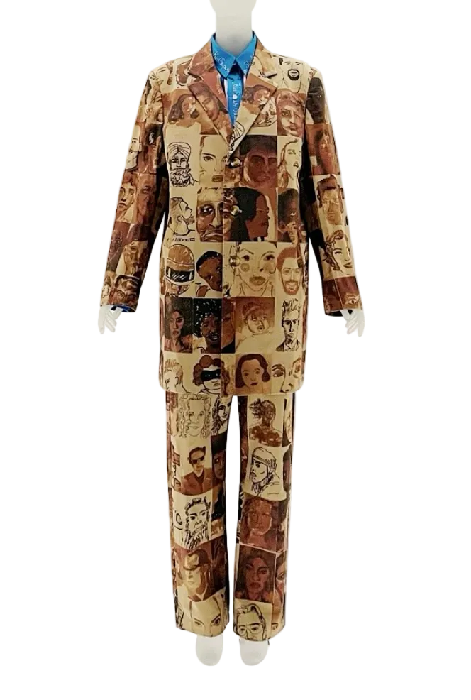 [Brown] Portrait Suit Pant