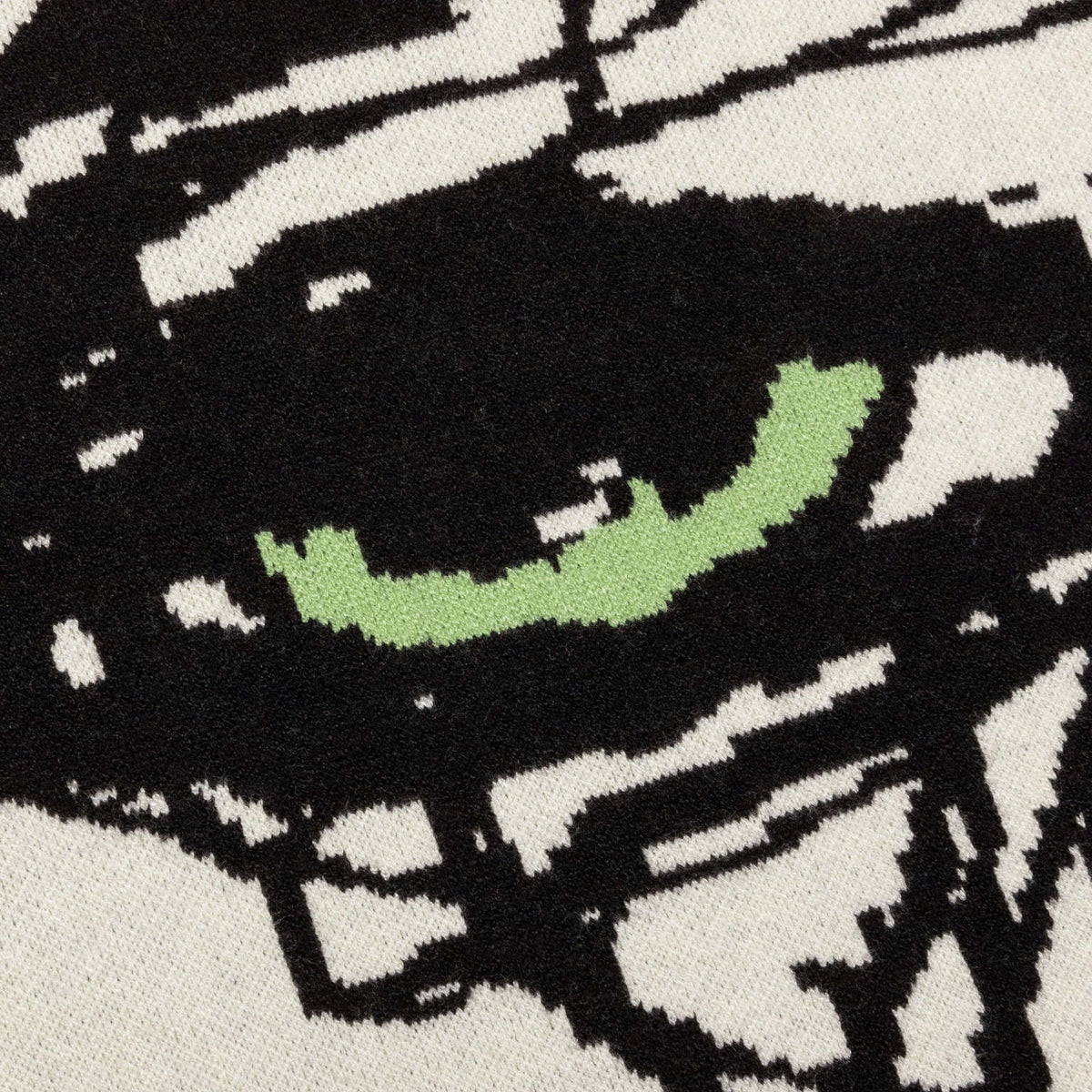 [WHITE] SCRIBBLE WOMEN SWEATER