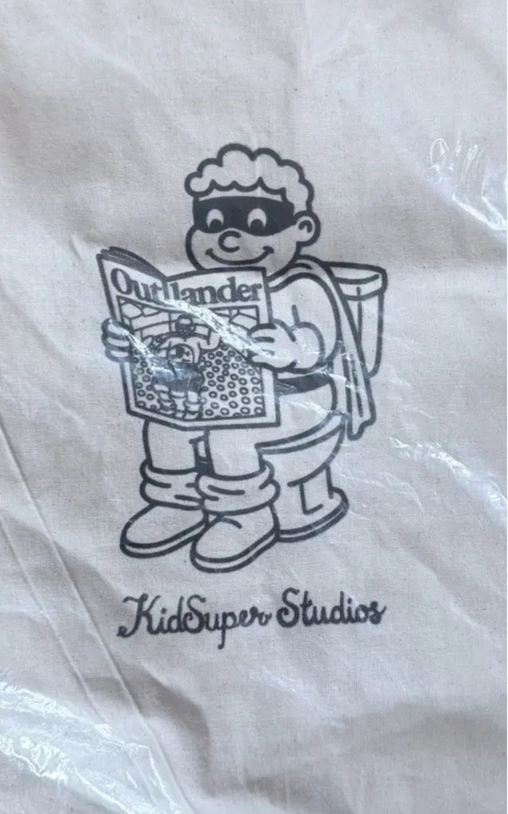 [Cream] OUTLANDER X KIDSUPER TOTE