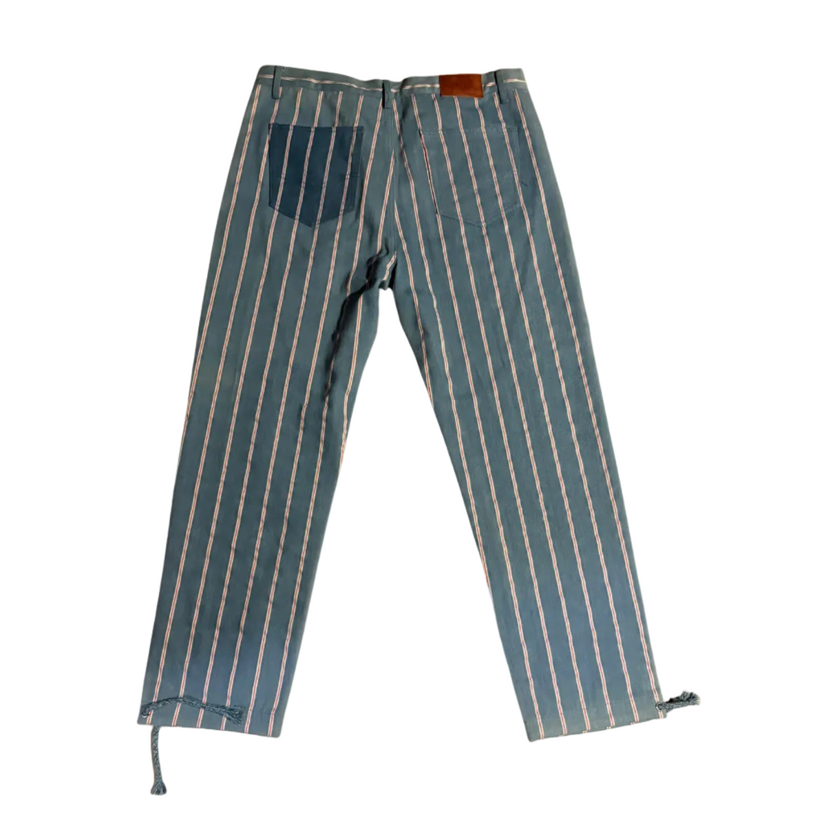 [Blue-Denim] Pinstripe Denim Jeans (no front painted pocket)