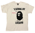 [WHITE] BAPE X KIDSUPER ORIGINAL SCREEN PRINT TEE