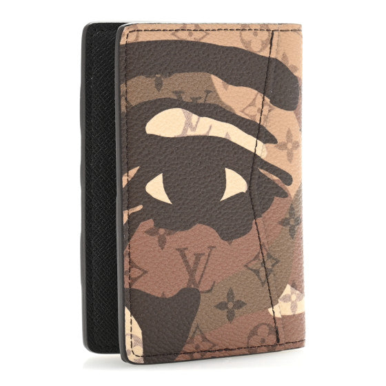 [MULTICOLOR-BROWN] Louis Vuitton x KidSuper Monogram Portrait Wallet Organizer