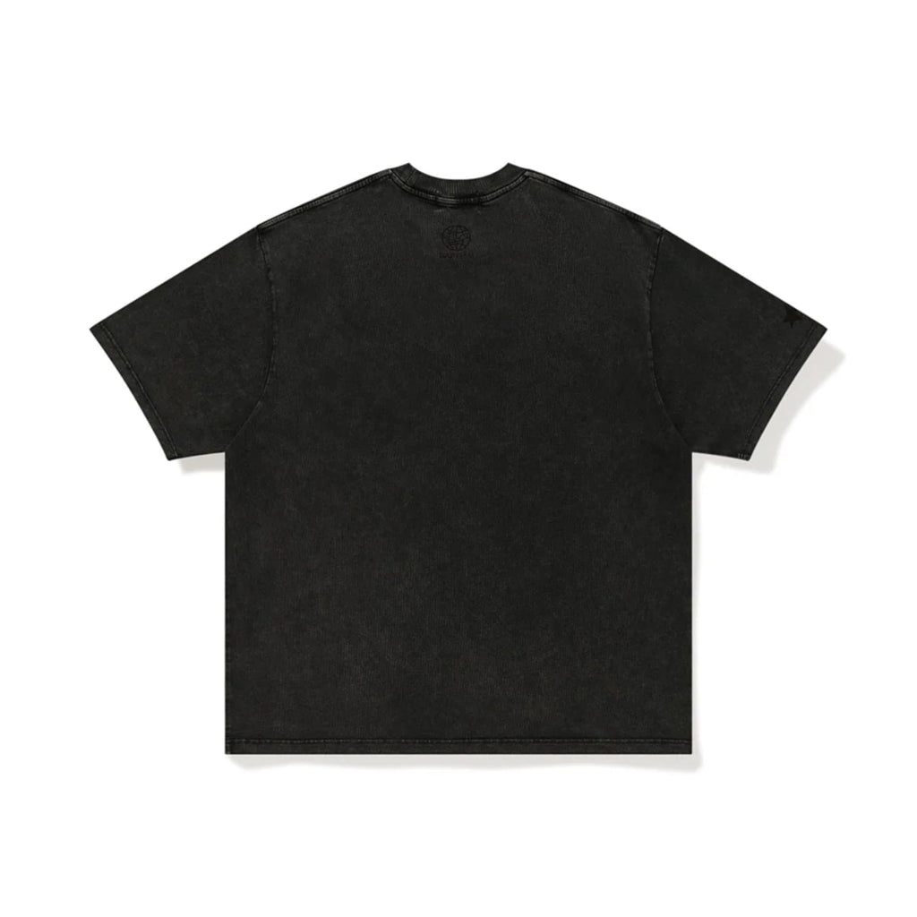 [BLACK] BAPE x KIDSUPER GARMENT DYE COLLEGE LOGO TEE