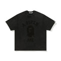 [BLACK] BAPE x KIDSUPER GARMENT DYE COLLEGE LOGO TEE
