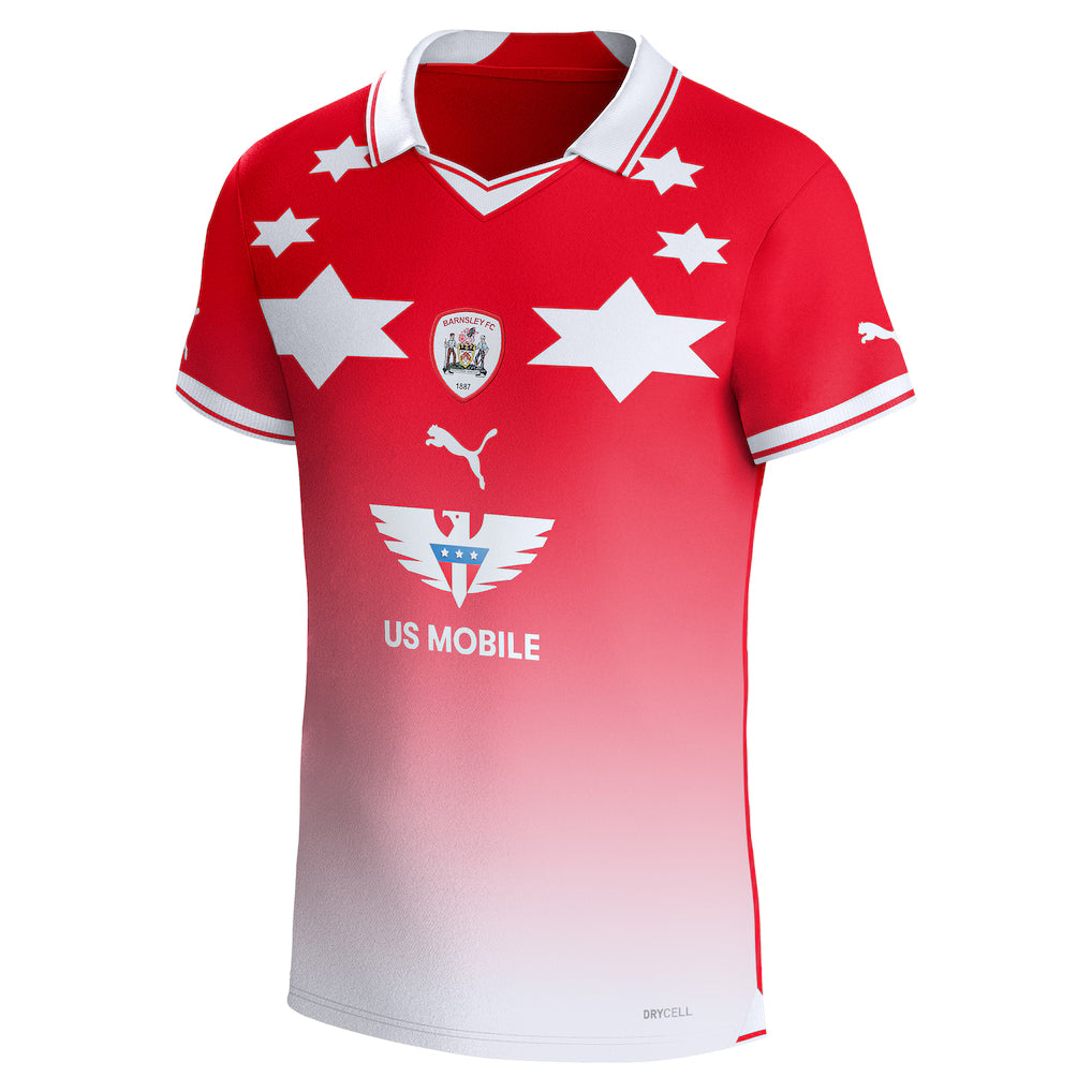 [RED-WHITE] Barnsley x KidSuper FC Jersey
