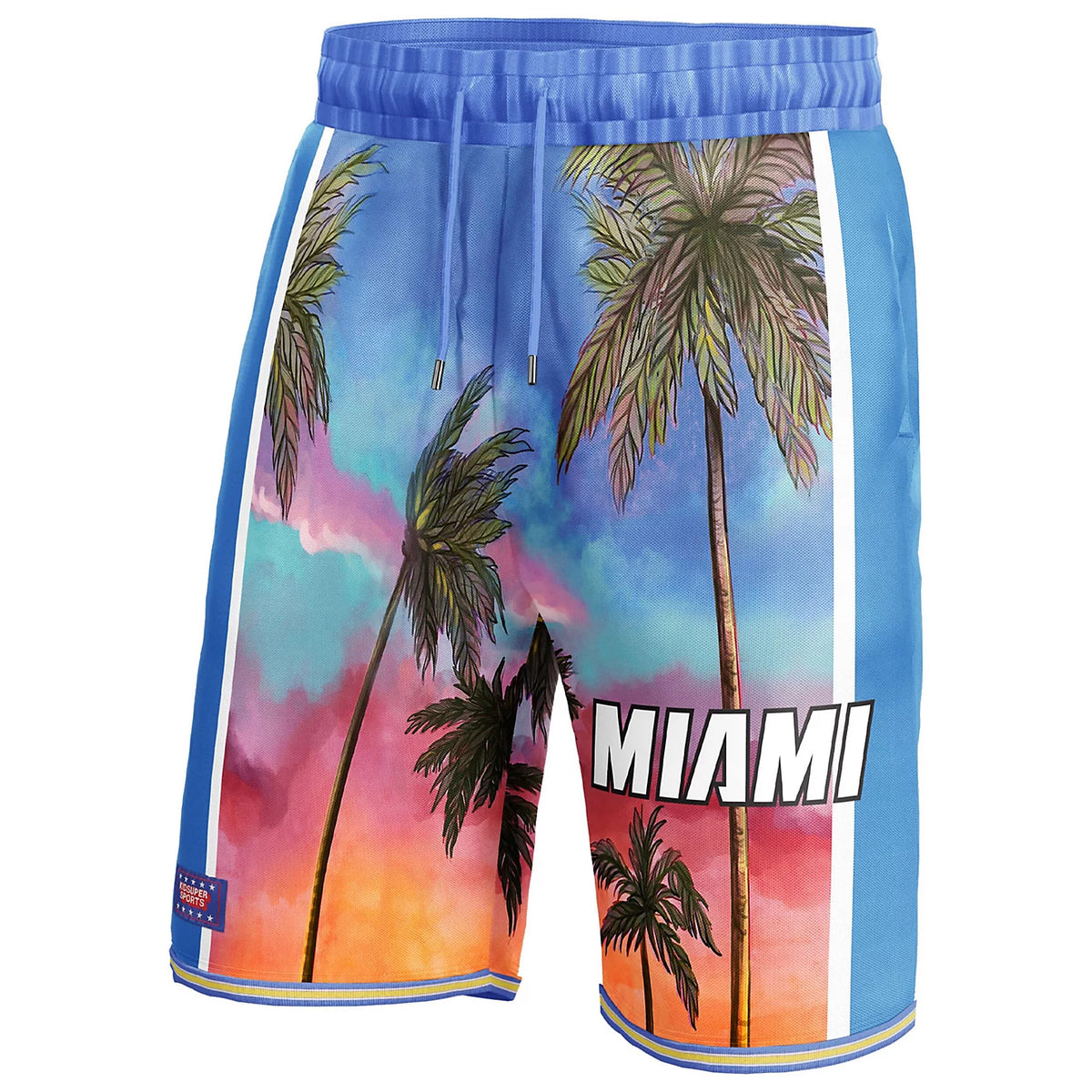[Multicolor] NBA x KidSuper Miami Heat ShortS