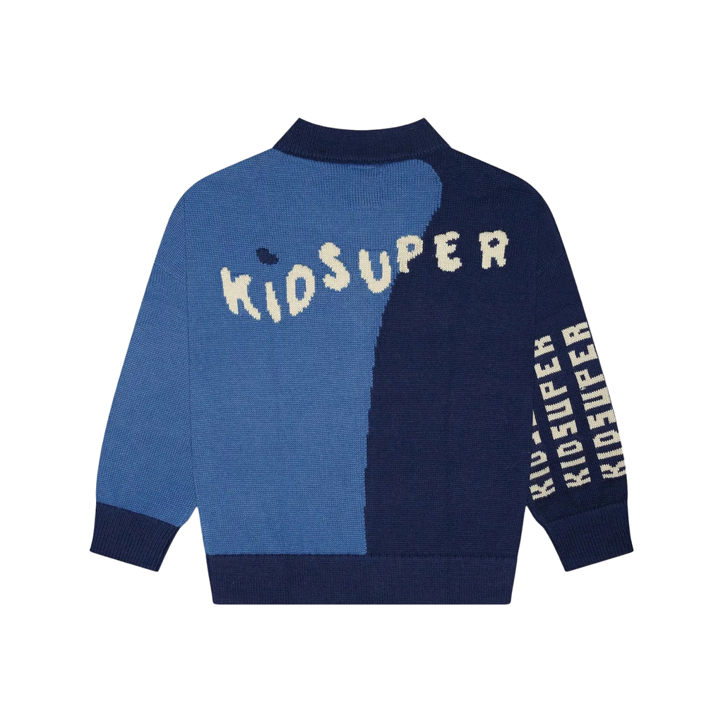 [BLUE] SILHOUETTE OF WOMAN SWEATER