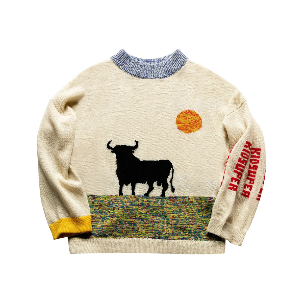 [Multicolor] Knit Sweater BULL THEME