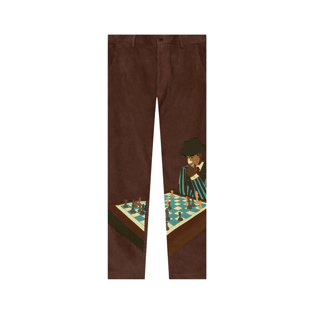 [BROWN] Chess Suit Bottom